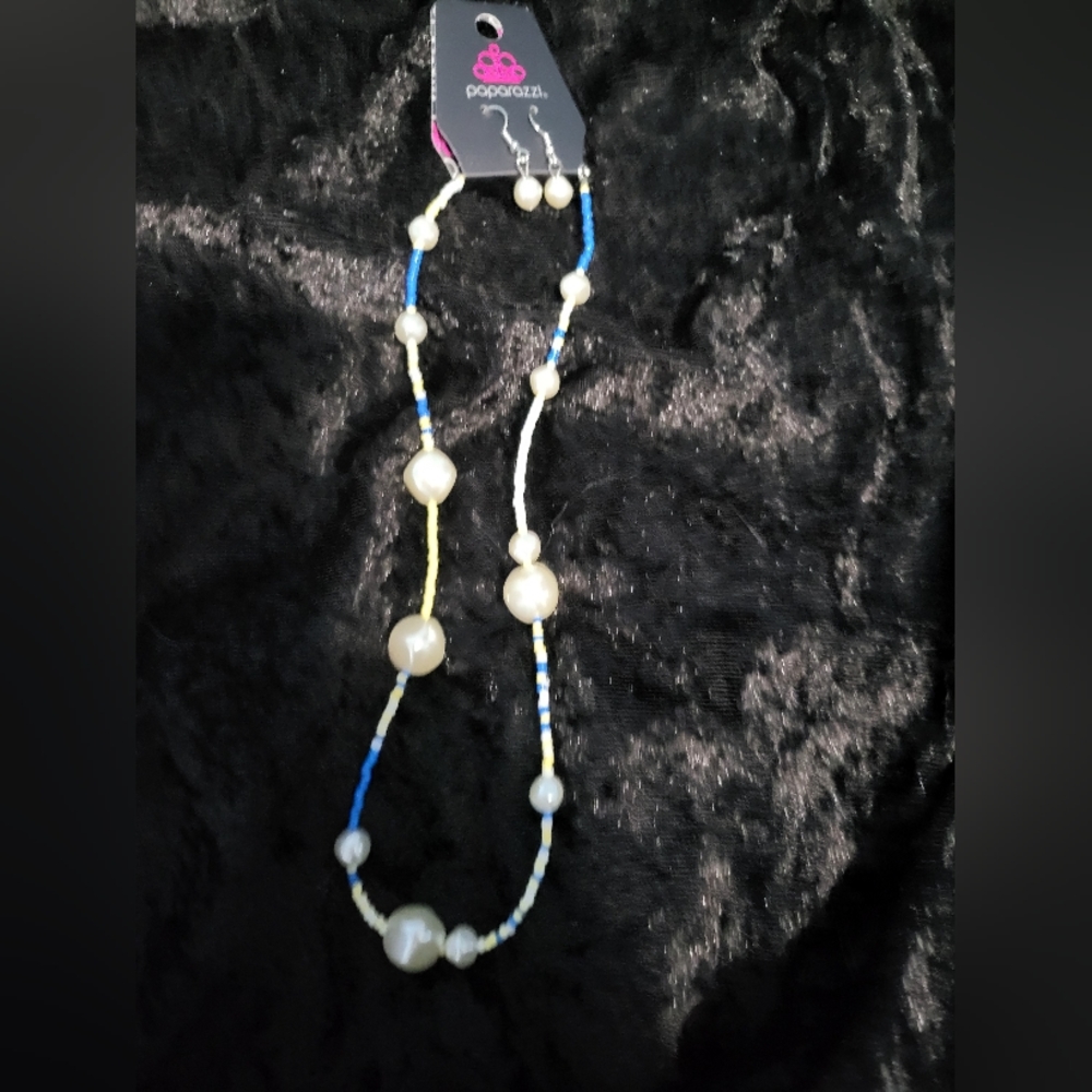 Paparazzi Necklace and Earrings